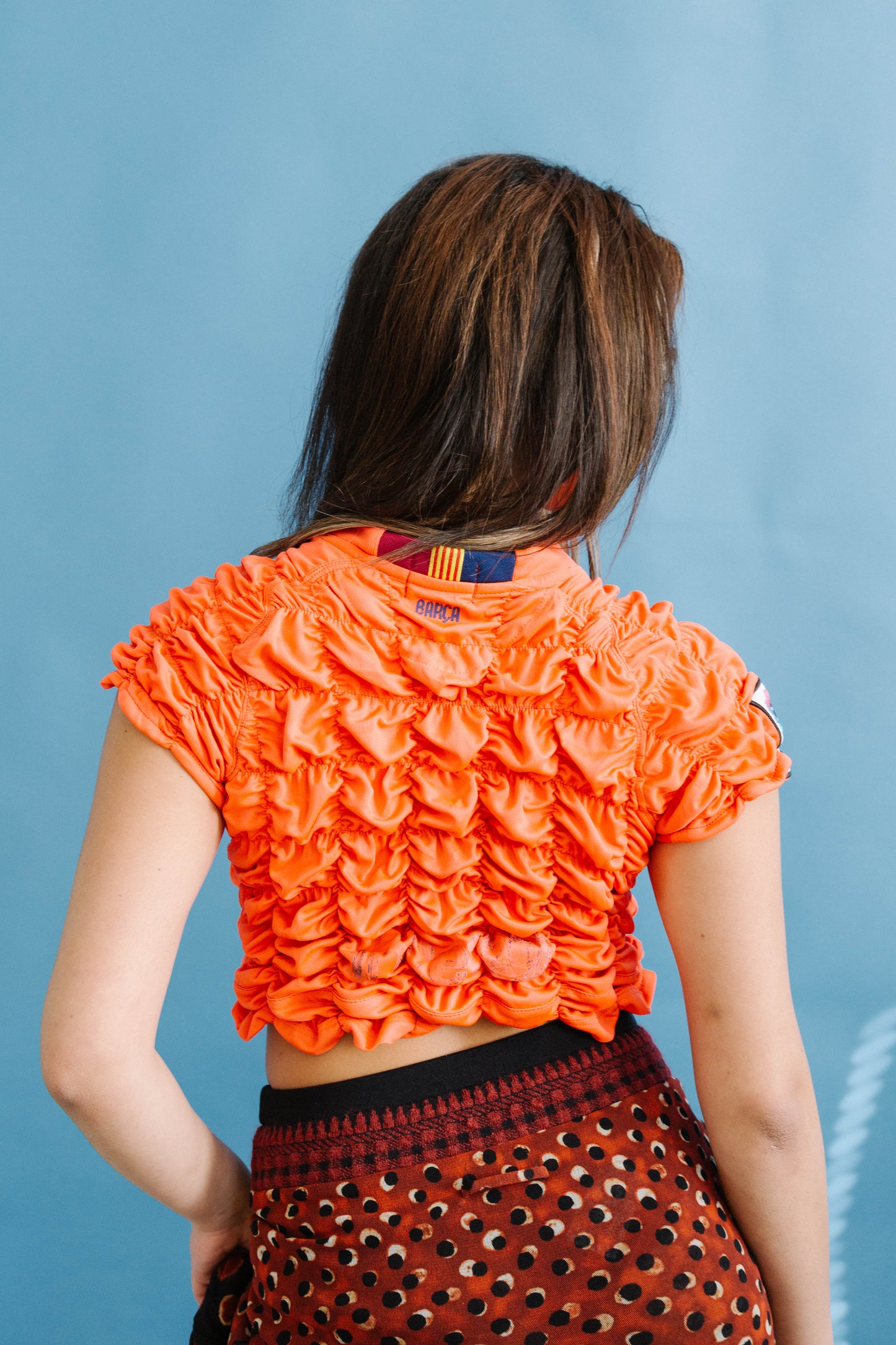VT Rework : FC Barcelona Coral Shired Football Top