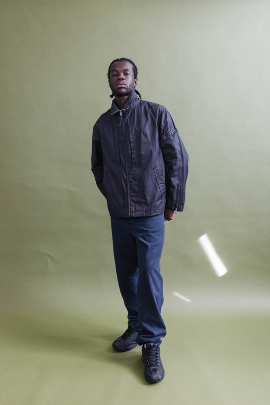 S/S 2009 C.P. Company High Neck Navy Technical Jacket FLAG
