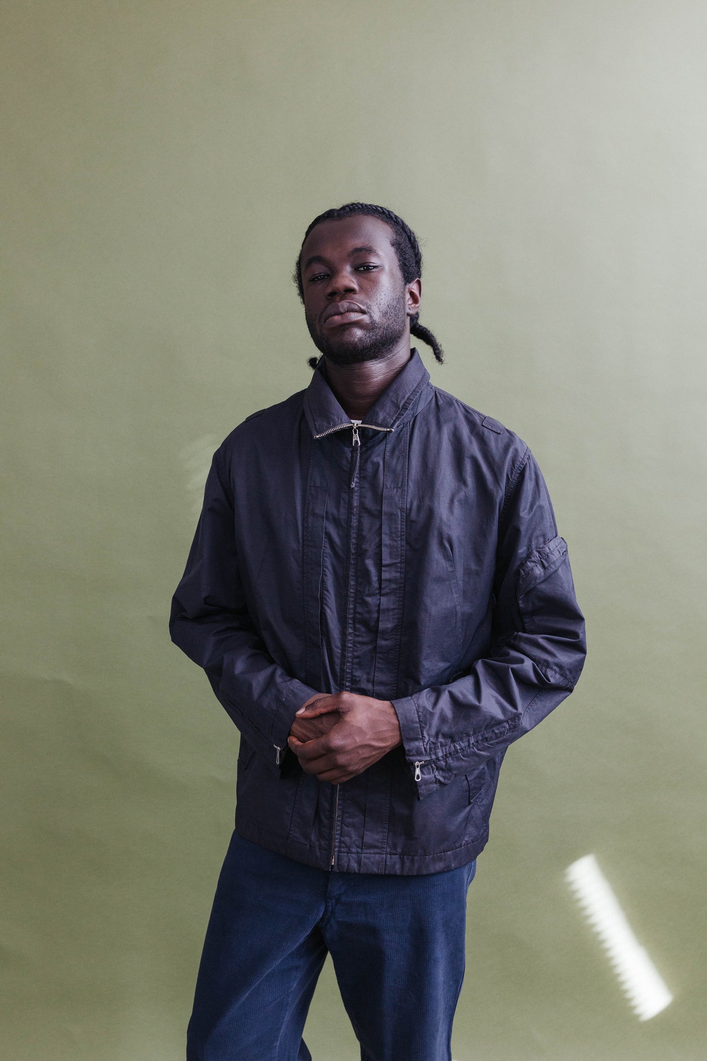 S/S 2009 C.P. Company High Neck Navy Technical Jacket FLAG