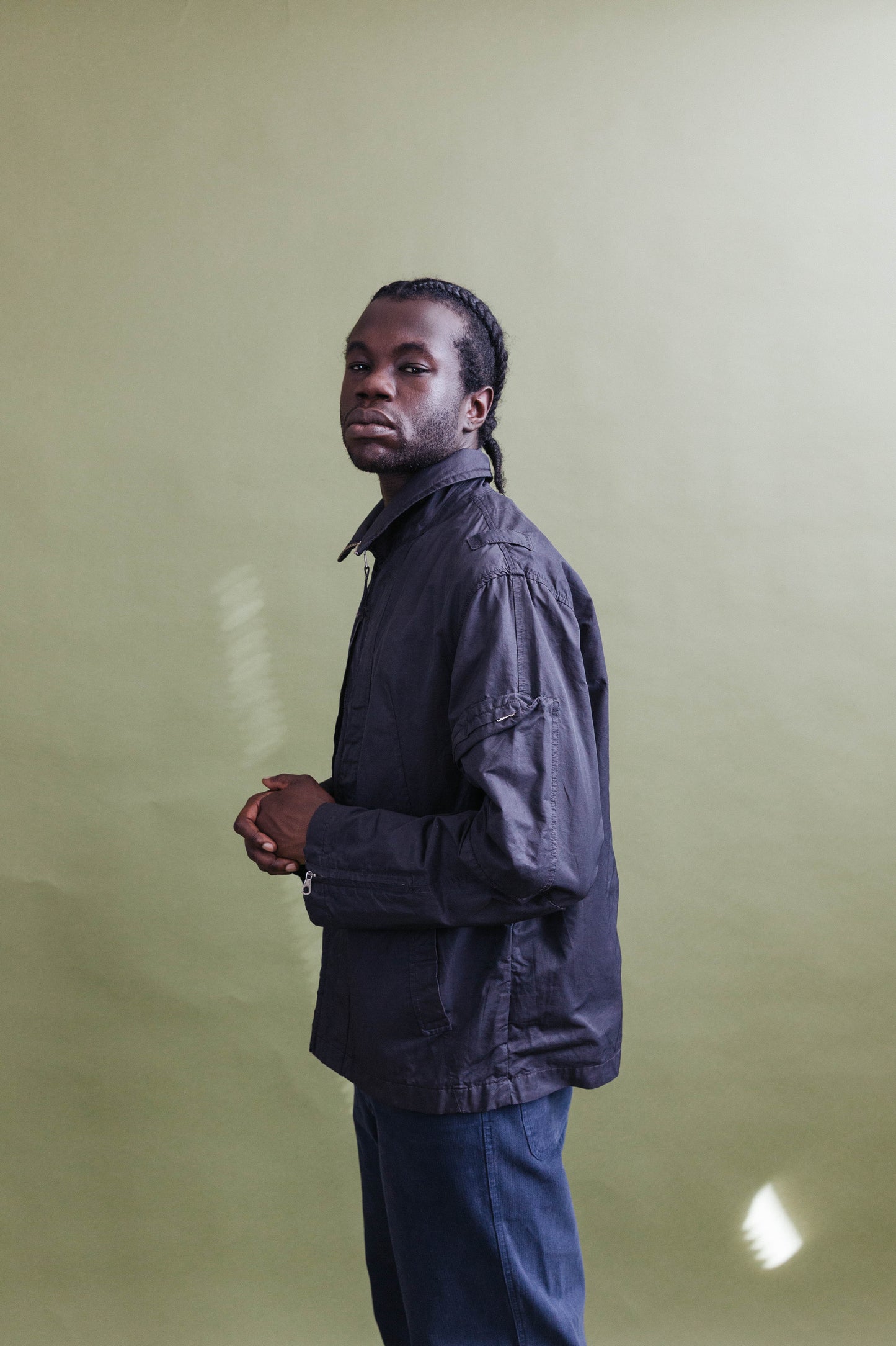 S/S 2009 C.P. Company High Neck Navy Technical Jacket FLAG