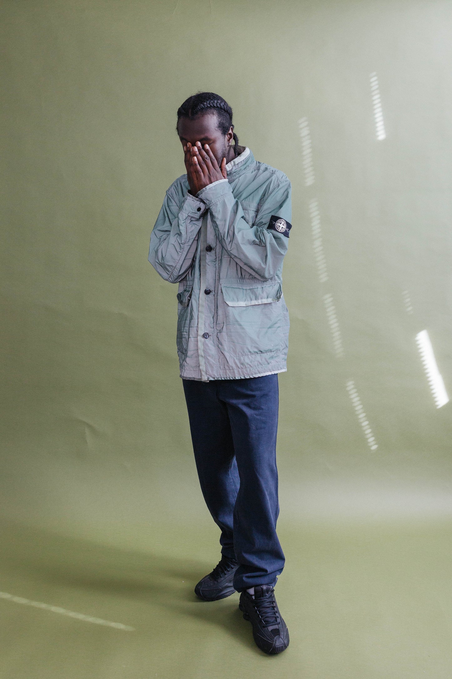 S/S 2012 Stone Island Liquid Reflective Cargo Jacket