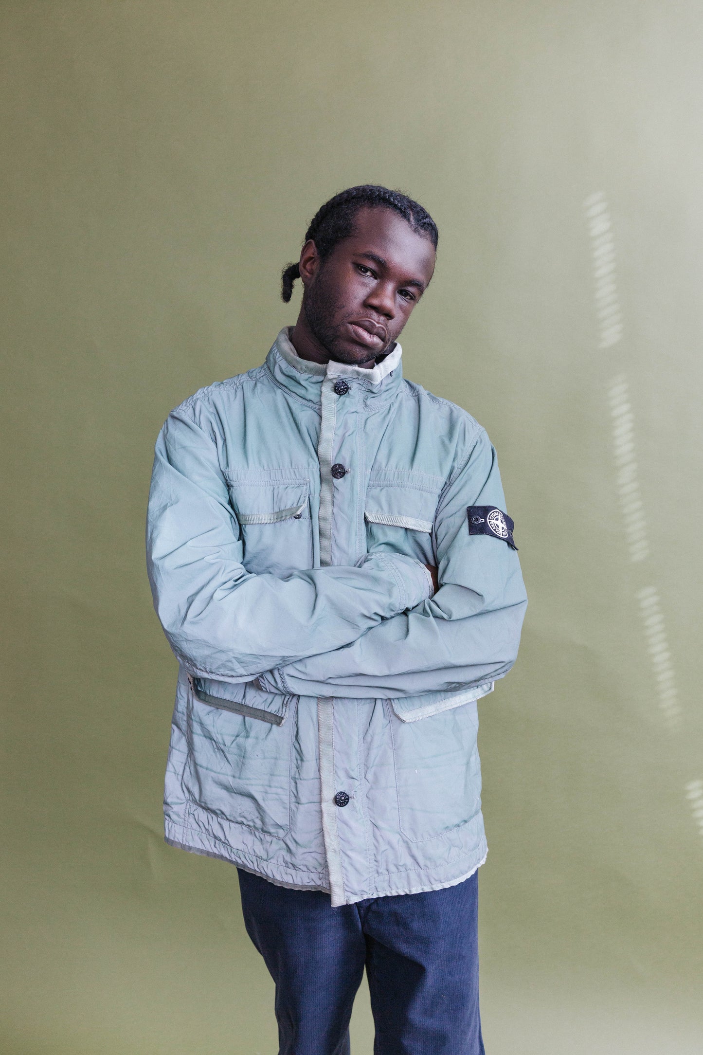 S/S 2012 Stone Island Liquid Reflective Cargo Jacket