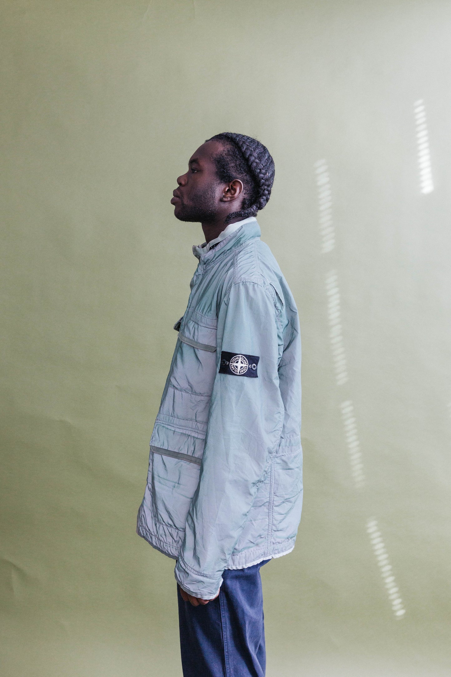 S/S 2012 Stone Island Liquid Reflective Cargo Jacket