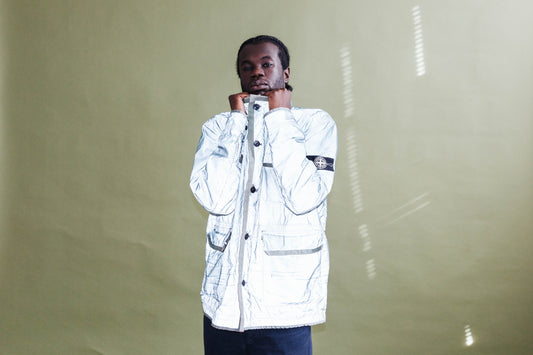 S/S 2012 Stone Island Liquid Reflective Cargo Jacket