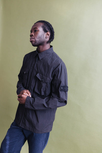 S/S 2017 Stone Island Ghost Black Overshirt