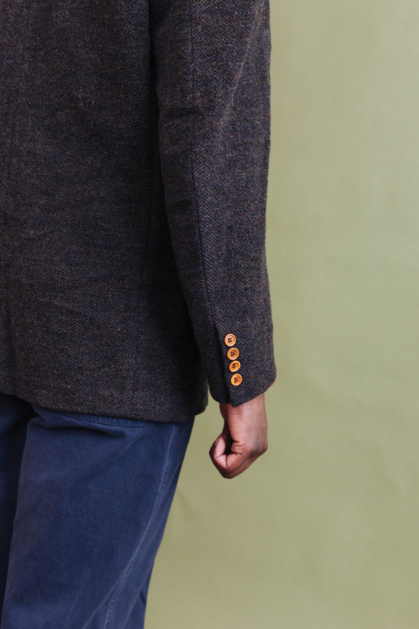 A/W 1988 C.P. Company Green Tweed Blazer Jacket