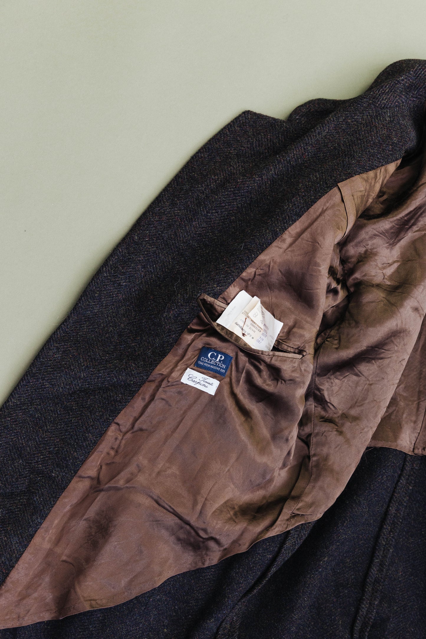 A/W 1988 C.P. Company Green Tweed Blazer Jacket