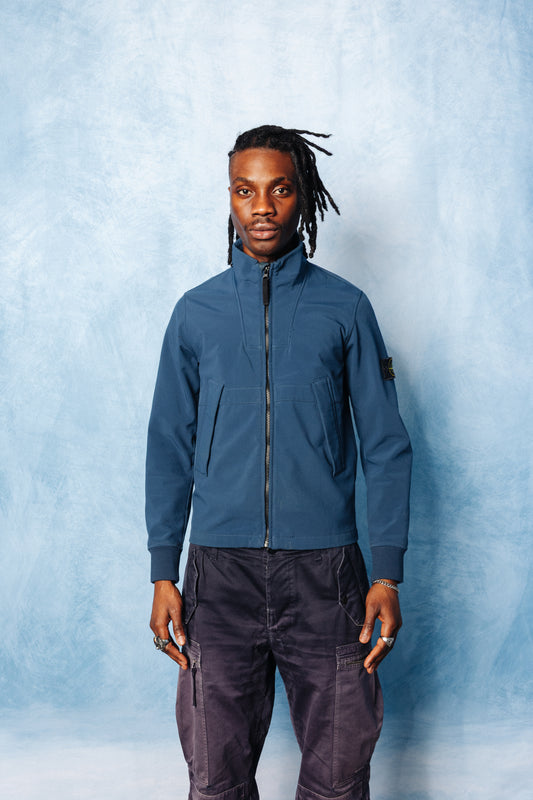 A/W 2020 Stone Island Soft Shell-R Fleece Lined Tech Jacket