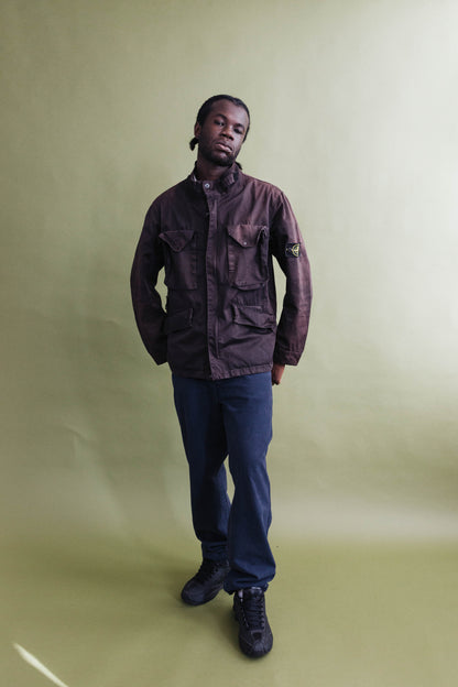 S/S 2008 Stone Island Brown Multipocket Cargo Jacket