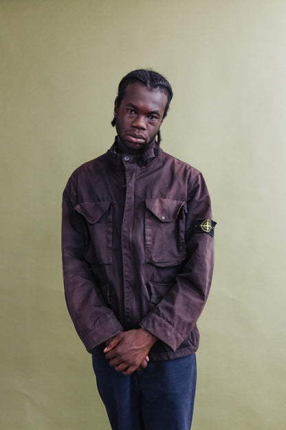 S/S 2008 Stone Island Brown Multipocket Cargo Jacket