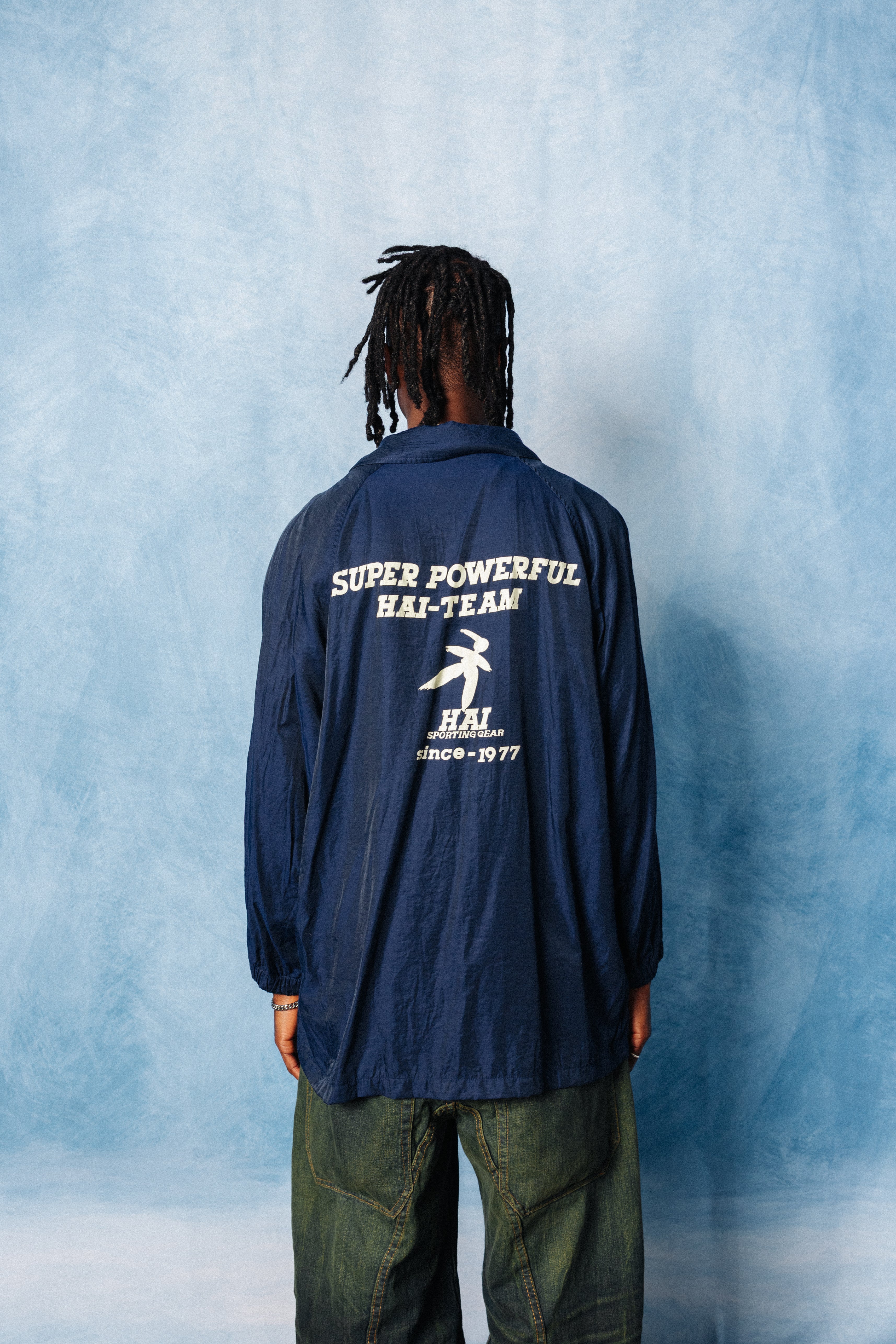 Hai Sporting Gear Issey Miyake Button Down Coach Jacket – Vintage