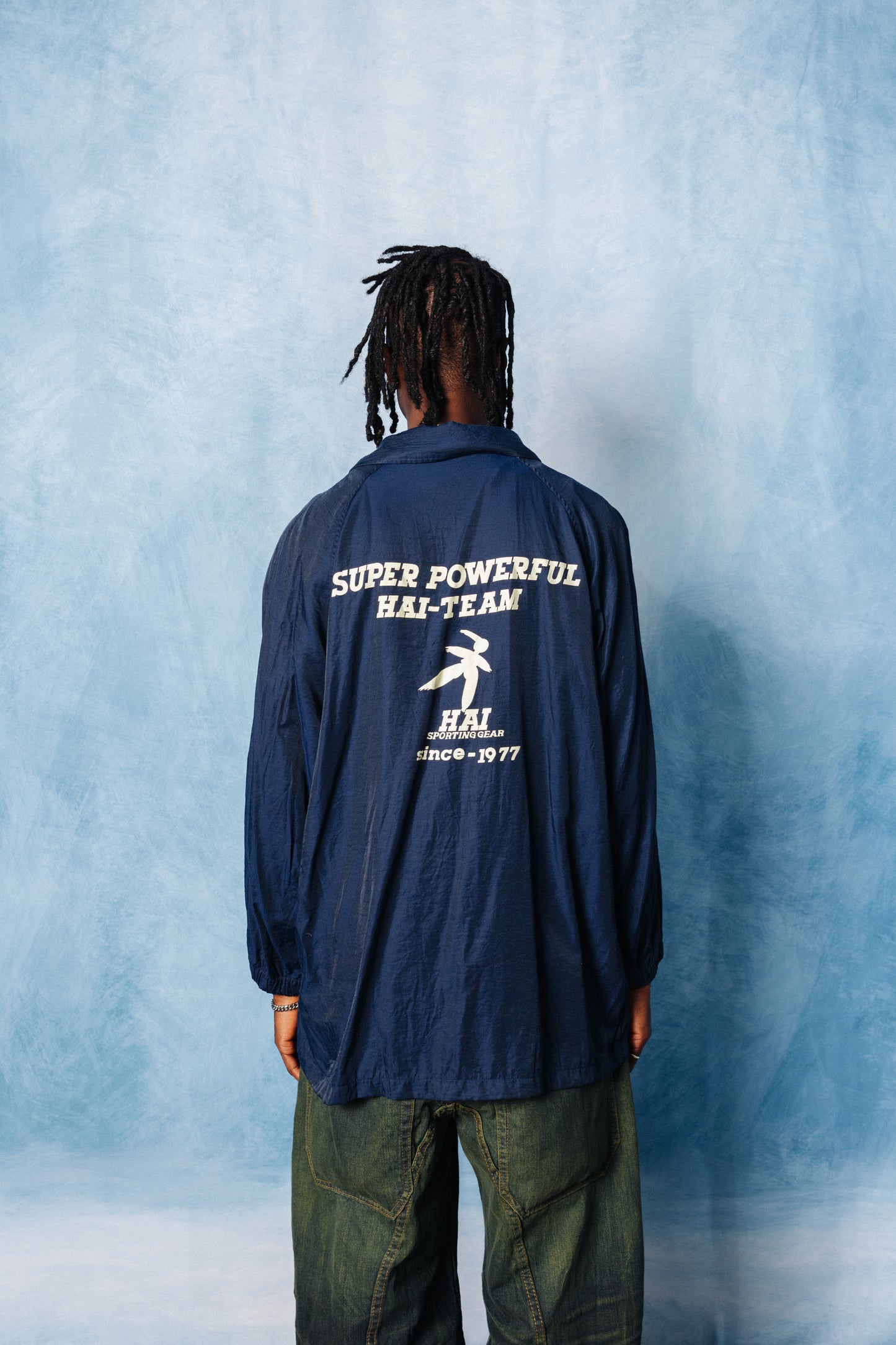 Hai Sporting Gear Issey Miyake Button Down Coach Jacket