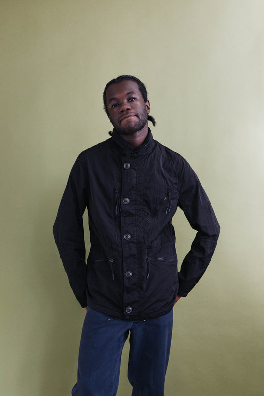 2000s C.P. Company Chrome Garment Dyed Multi-Filament Nylon Jacket
