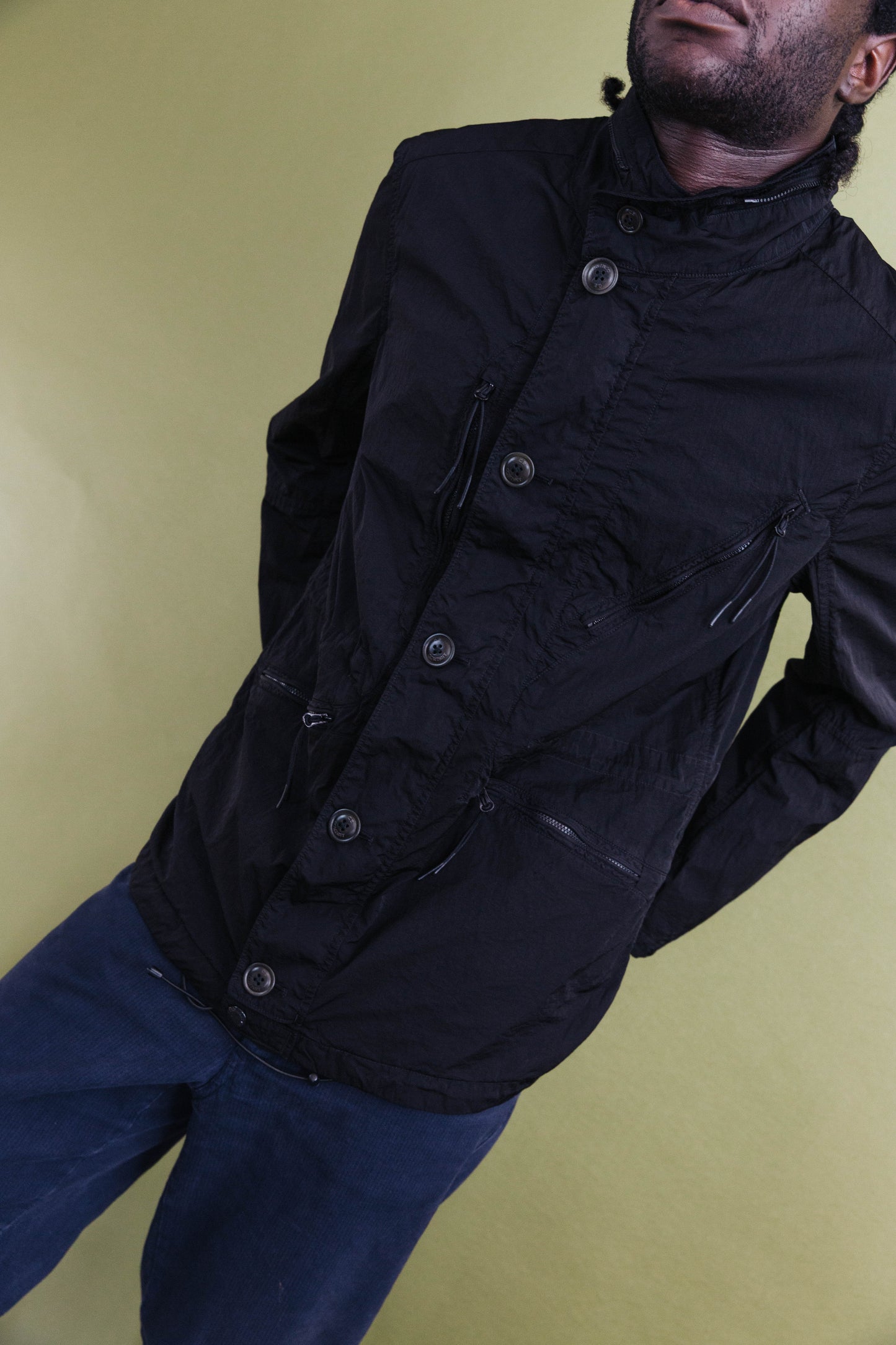 2000s C.P. Company Chrome Garment Dyed Multi-Filament Nylon Jacket