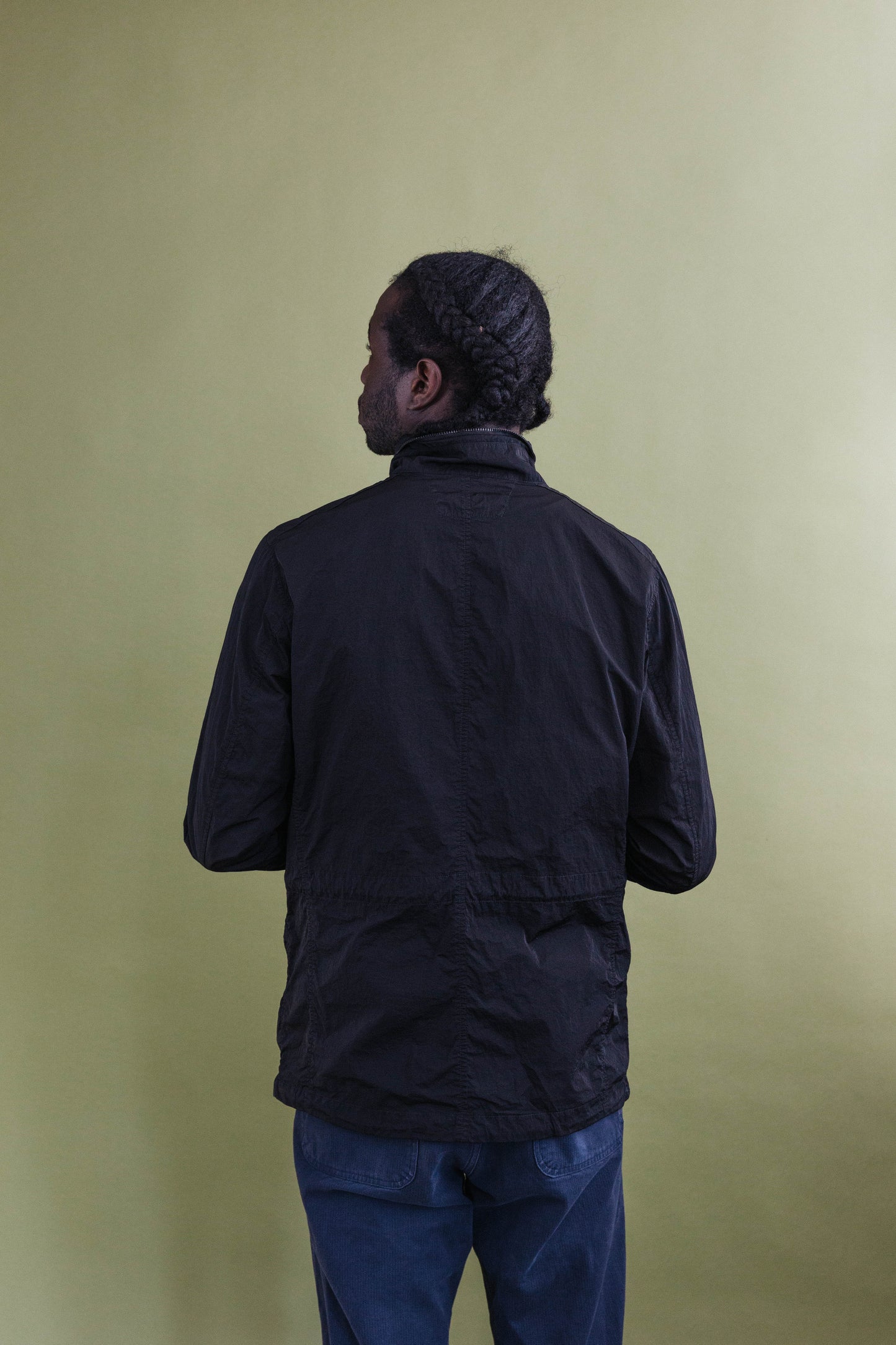 2000s C.P. Company Chrome Garment Dyed Multi-Filament Nylon Jacket