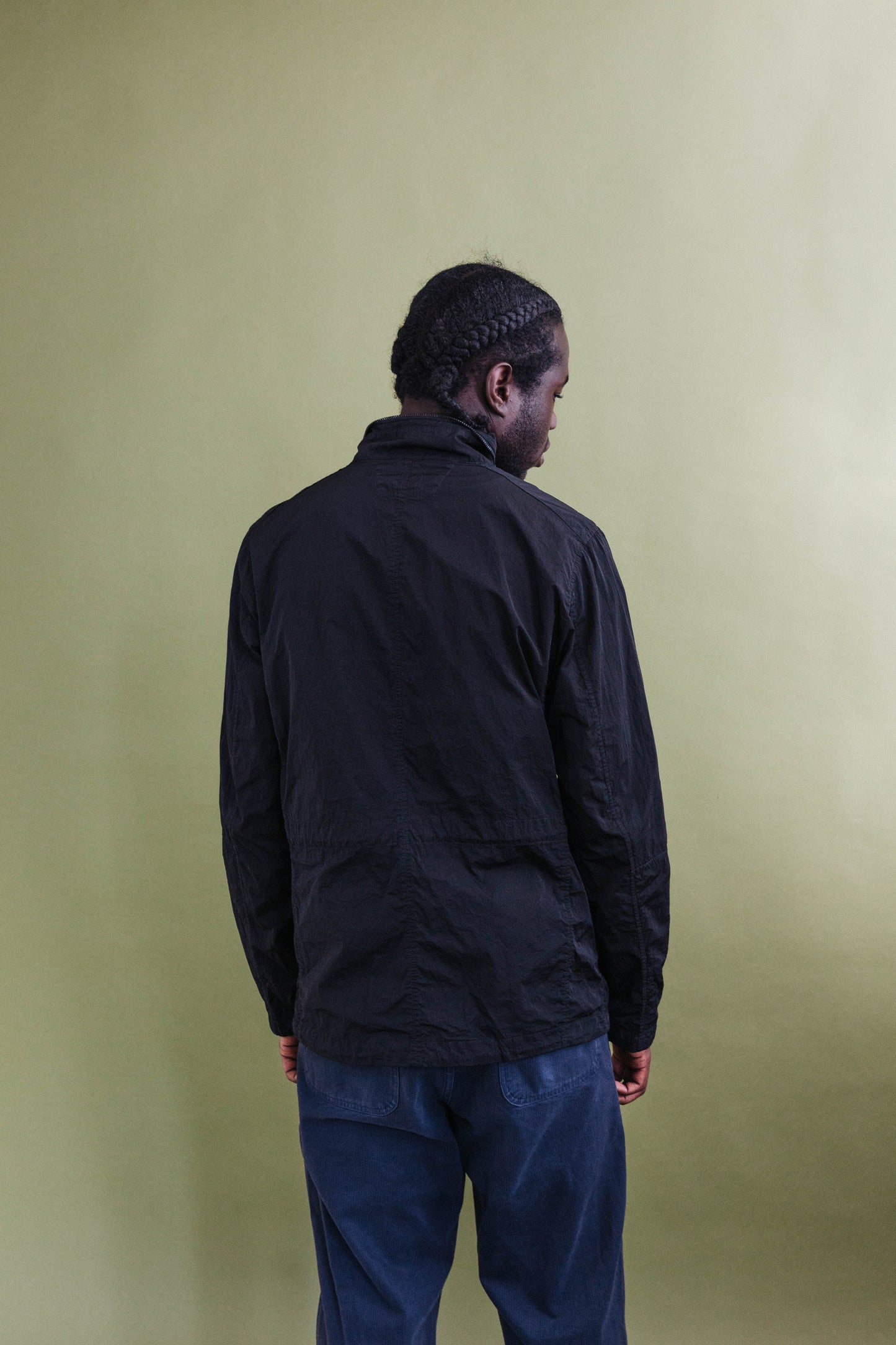 2000s C.P. Company Chrome Garment Dyed Multi-Filament Nylon Jacket