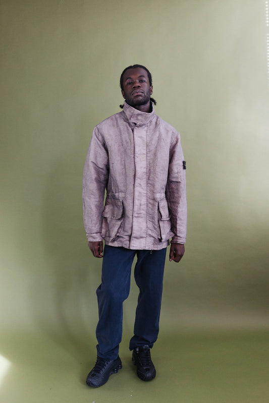 A/W 2001 Stone Island Layered Mesh Chore Jacket