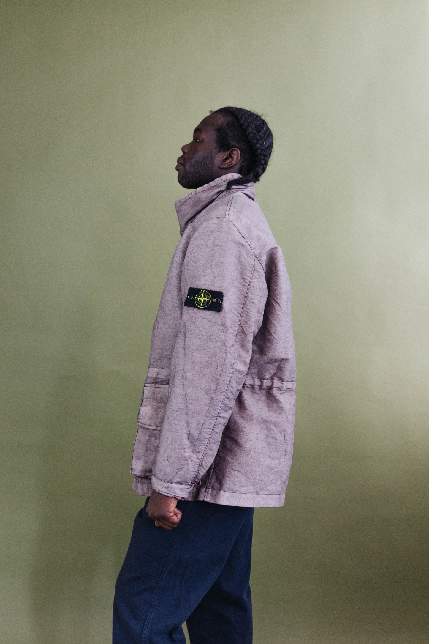 A/W 2001 Stone Island Layered Mesh Chore Jacket