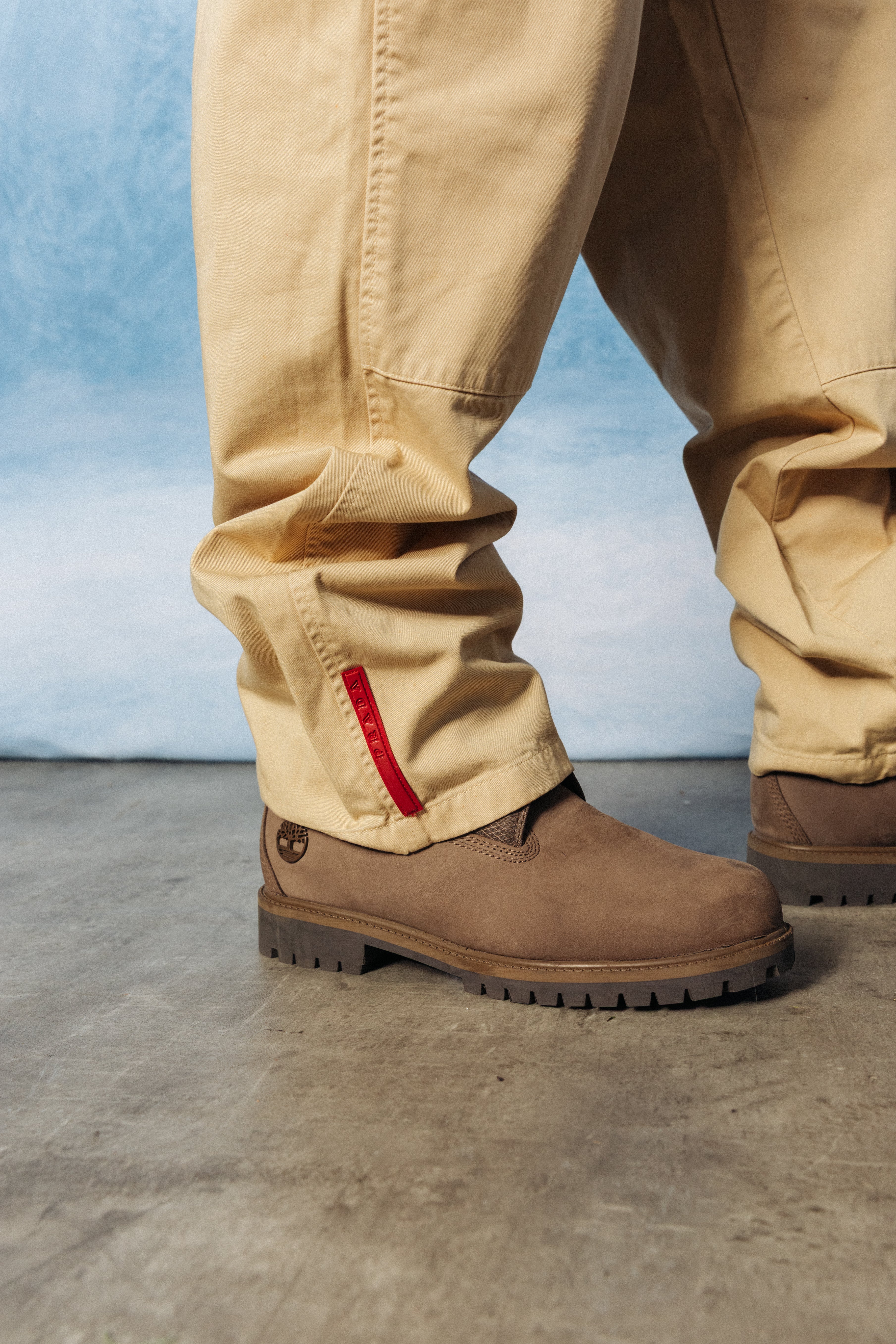 Prada Sport Beige Cotton Twill Double Knee Utility Trousers – Vintage