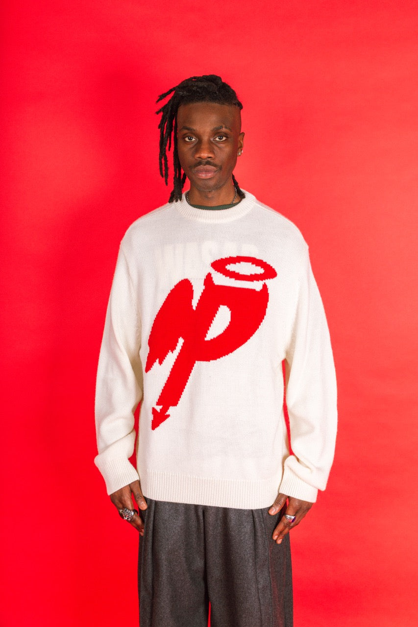 S/S 2025 Palace P-Wing Knit Soft White