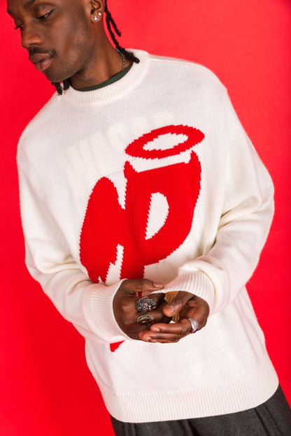 S/S 2025 Palace P-Wing Knit Soft White