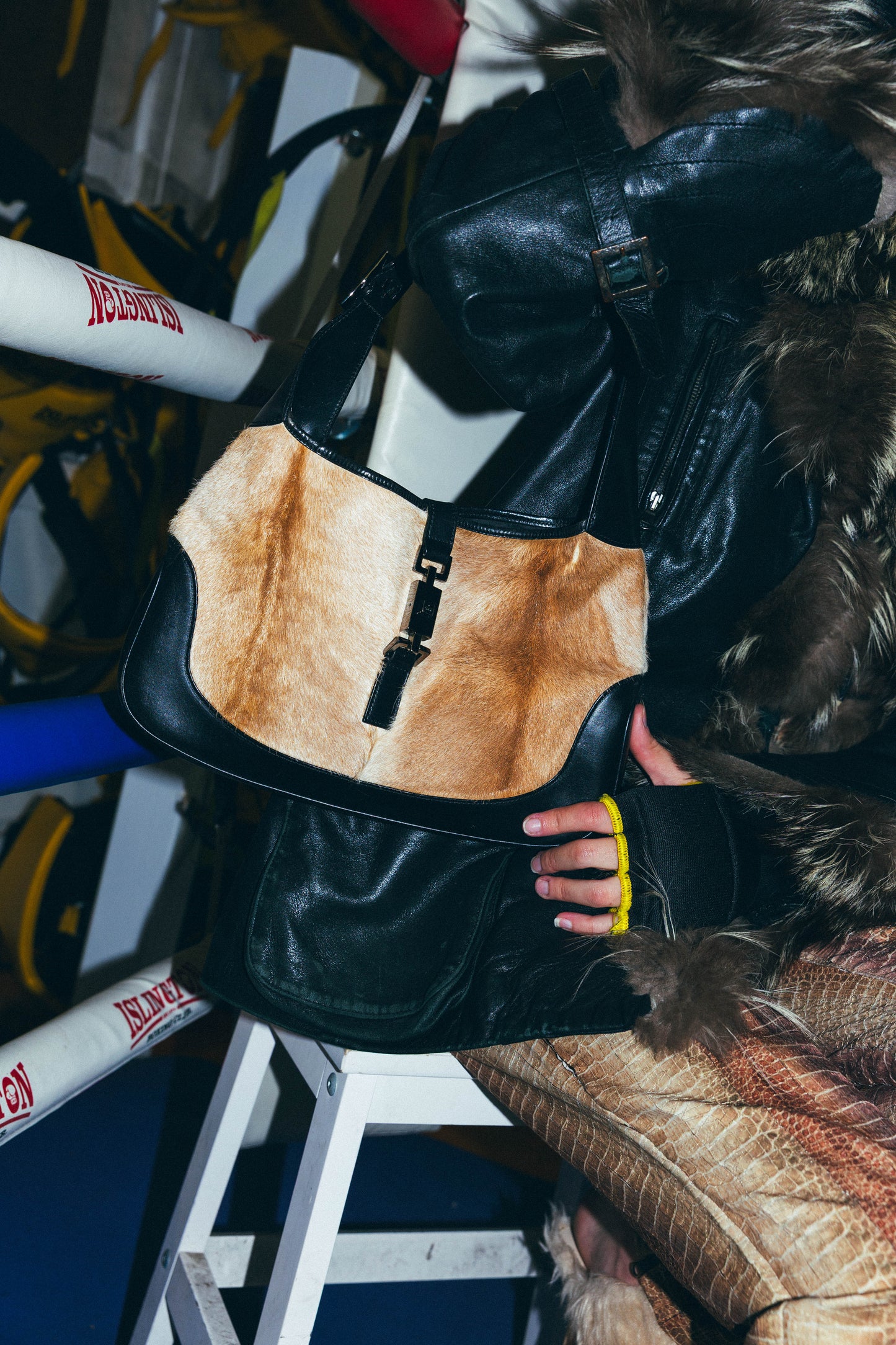 Gucci Jackie Vintage Pony Hair Bag