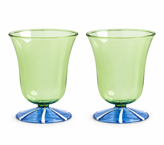 &Klevering Water Glass Eve Green Set of 2