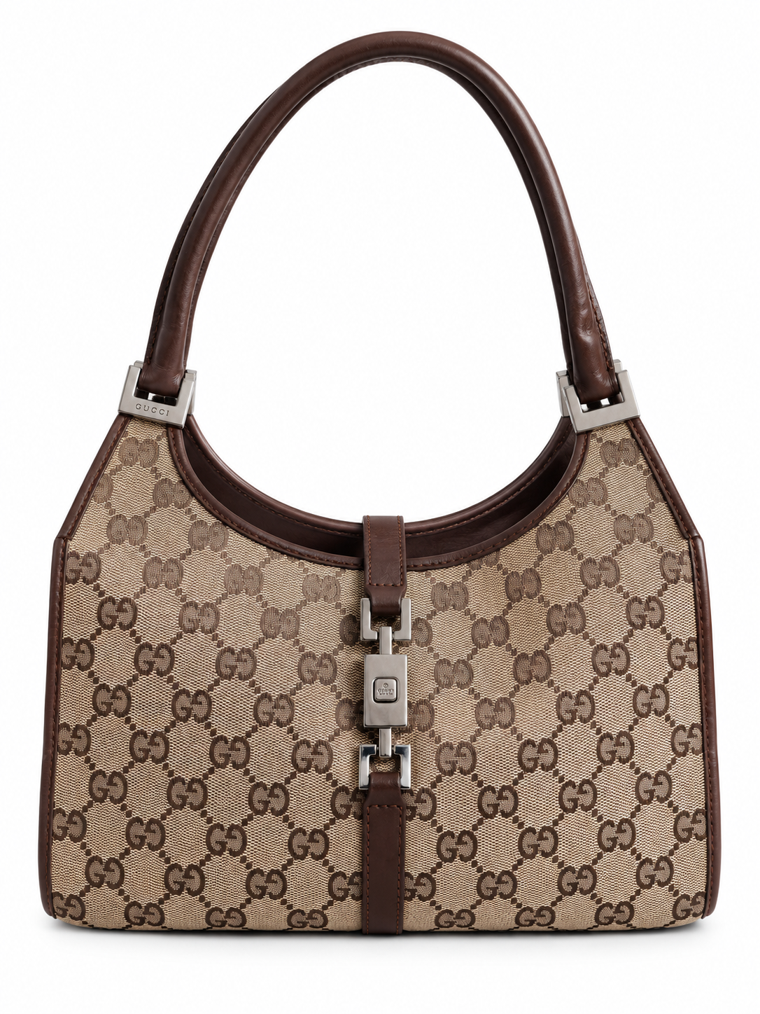 Gucci GG Monogram Jackie Bardot Shoulder Bag
