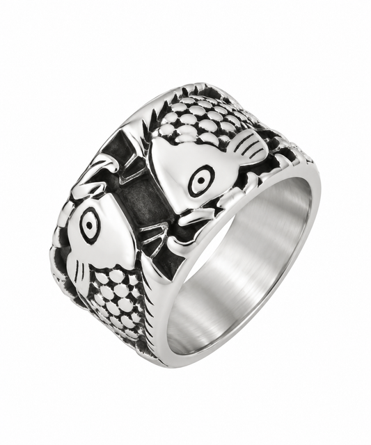 Silver Fish Ring