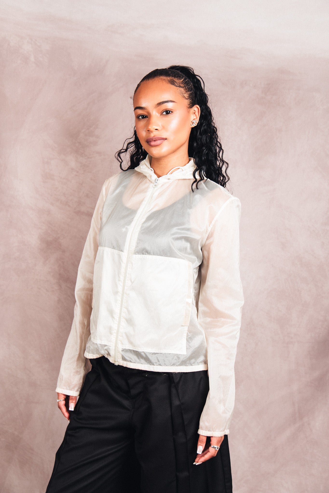 S/S 1999 Prada Opaque X-Ray Windbreaker Jacket