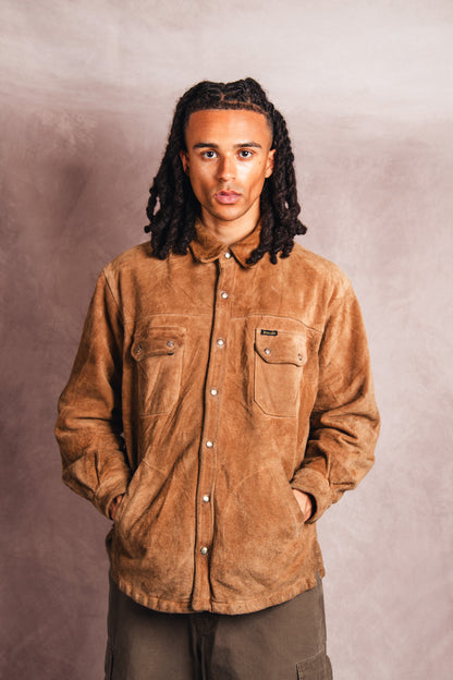 1990's Diesel Suede Blanket Lined Overshirt