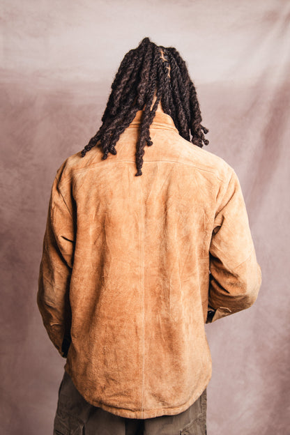 1990's Diesel Suede Blanket Lined Overshirt