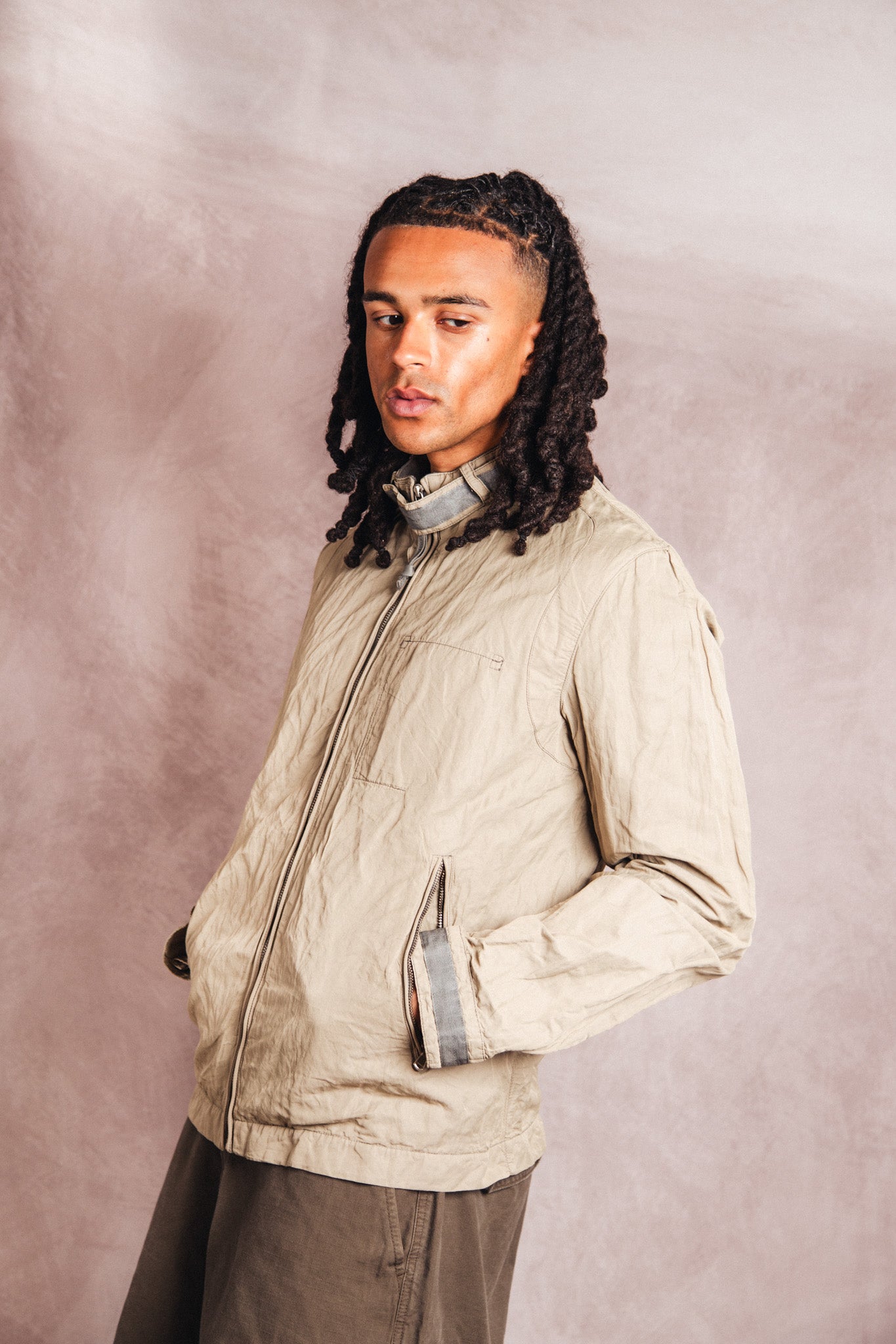 S/S 2006 C.P. Company Khaki Hardware Detailed Tech Jacket