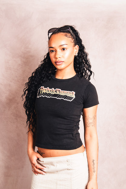 1990's Hysteric Glamour 70s Rock Graphic Baby Tee