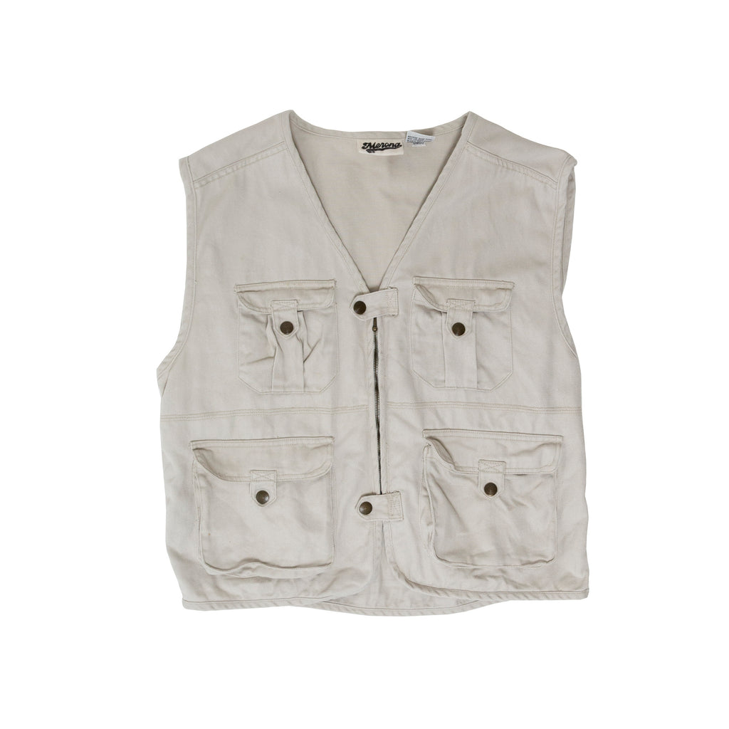 Beige Safari Vest 