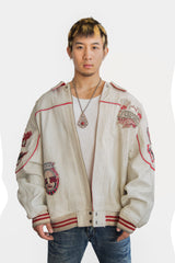 90s Avirex 'Let it Ride' 1st Casino Tour Leather Jacket
