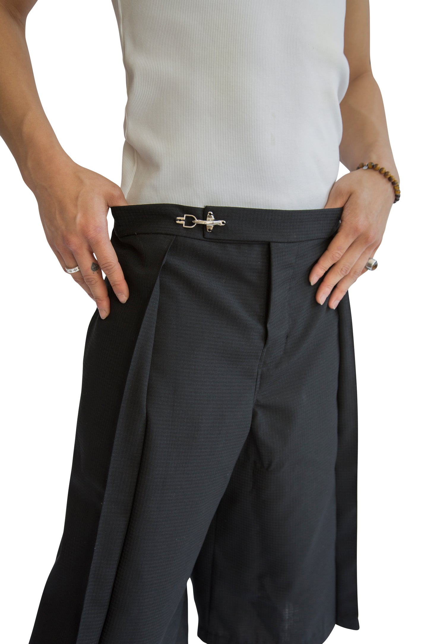 VT Rework: Black Pleated Shorts