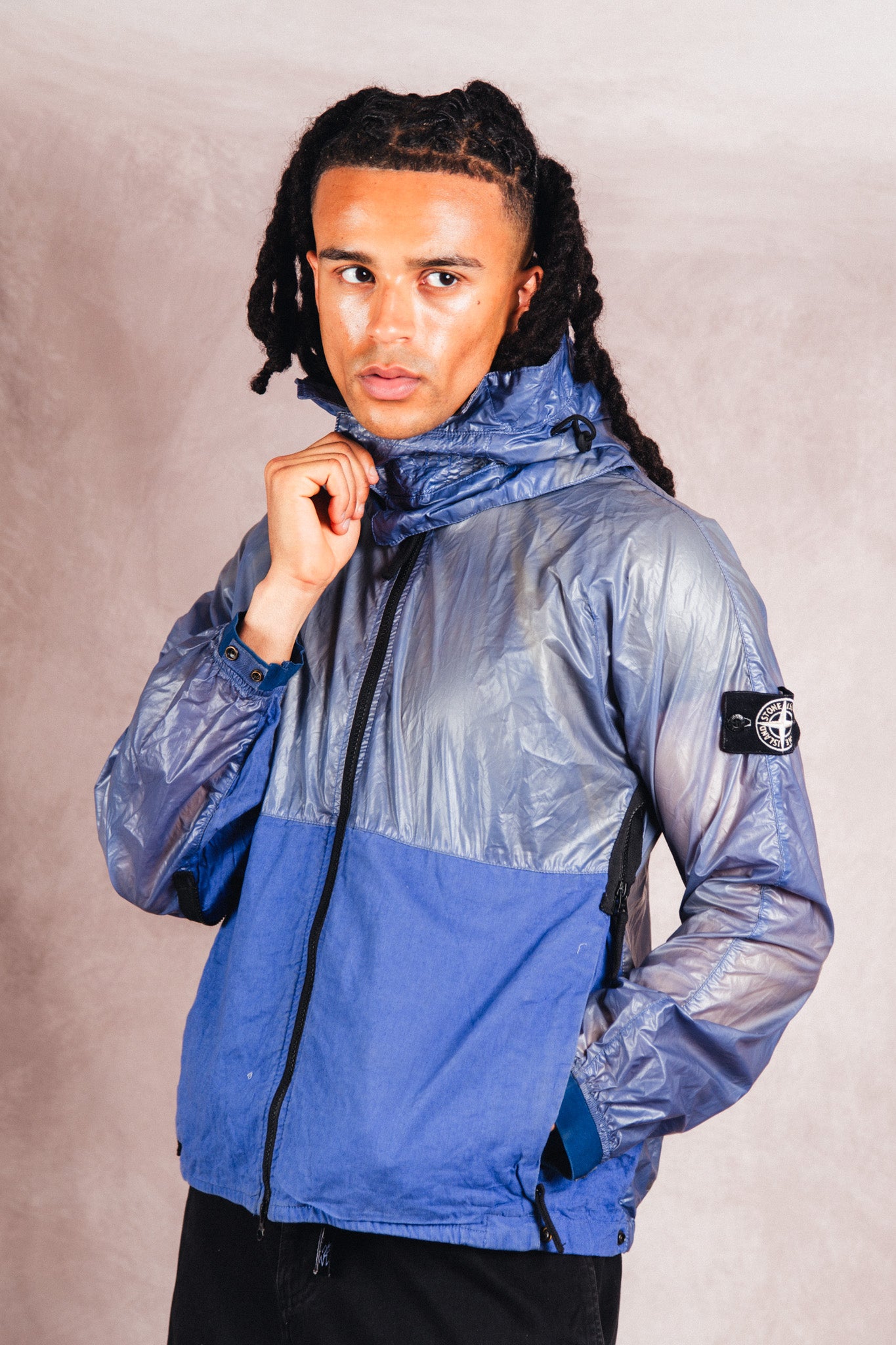【未使用激レア】STONE  Heat Reactive ジャケット S/S 2022 Stone Island Heat Reactive Lamy Linen Tela Jacket – Vintage