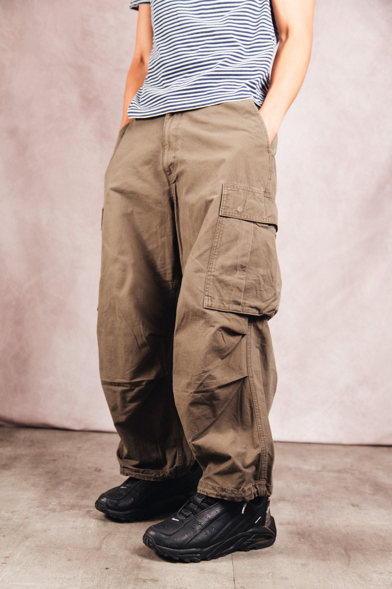 Neighborhood Cotton Parachute Cargo Trousers
