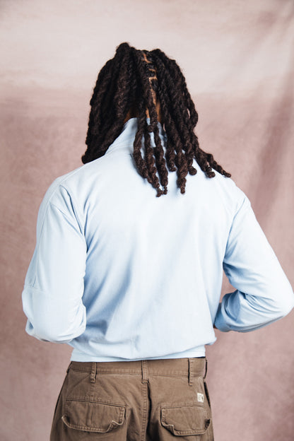 1980's Balenciaga Korean Release Baby Blue Track Jacket