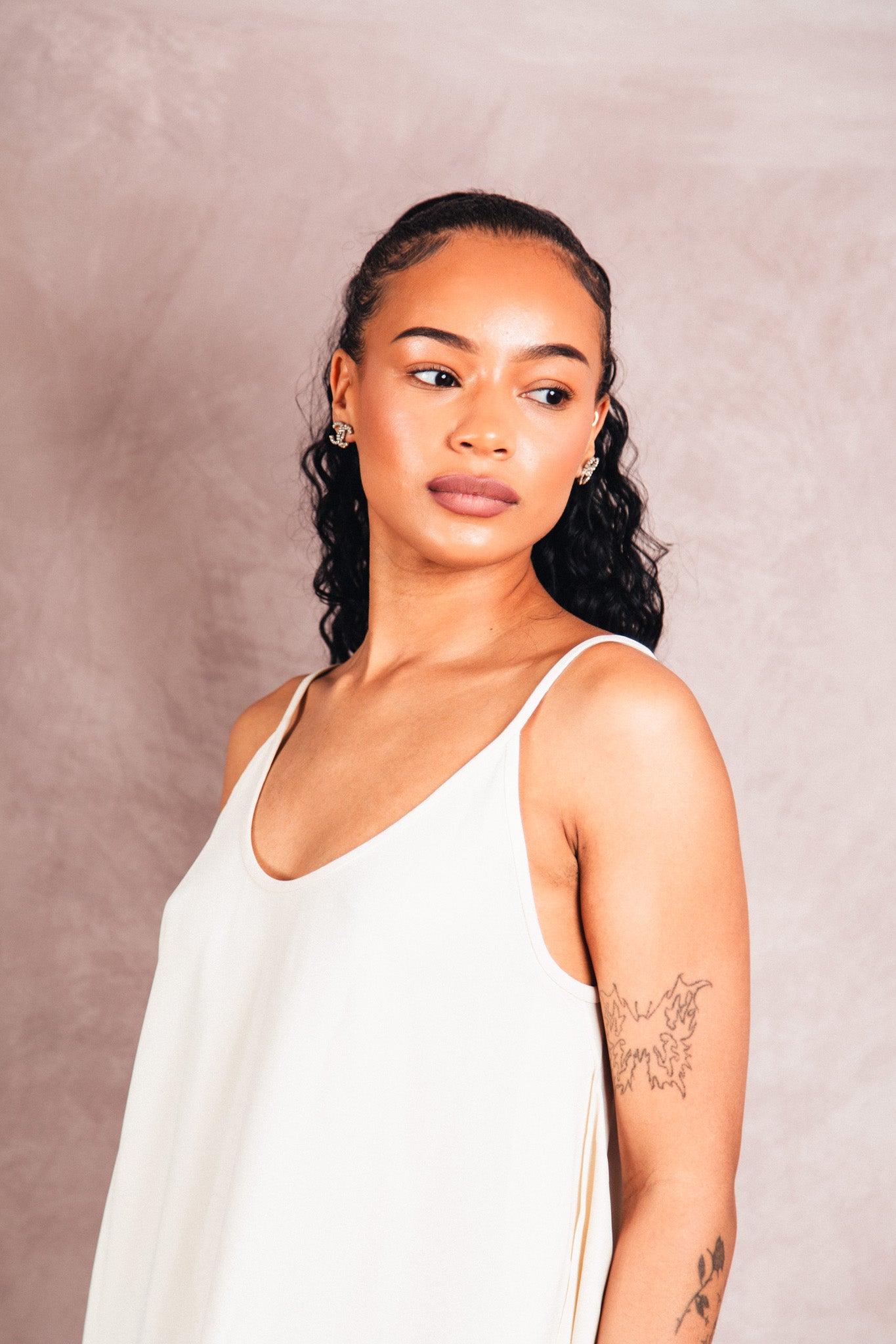 MM6 x Corso Como Raw Edge Sleeveless Smock Dress