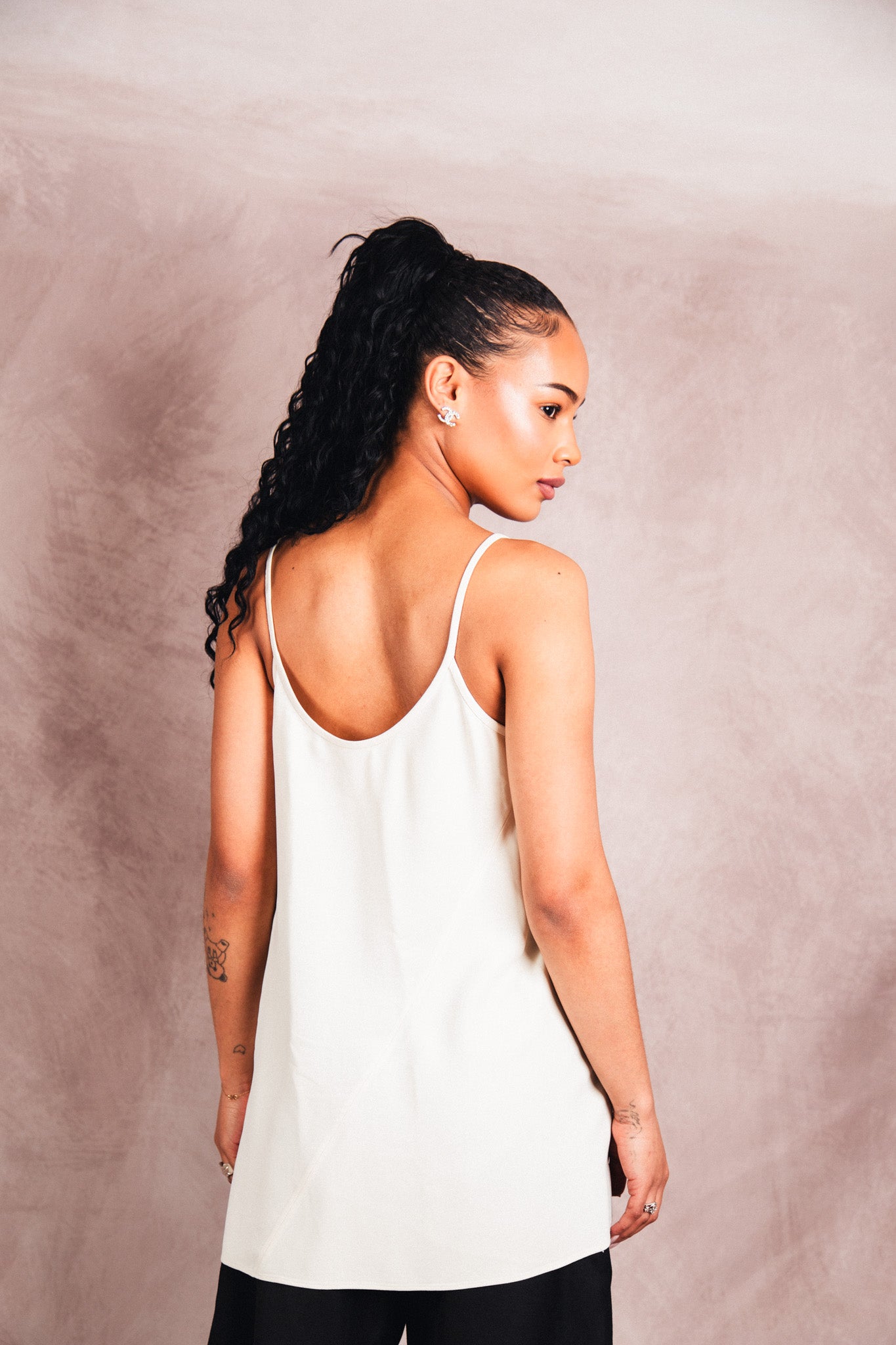 MM6 x Corso Como Raw Edge Sleeveless Smock Dress