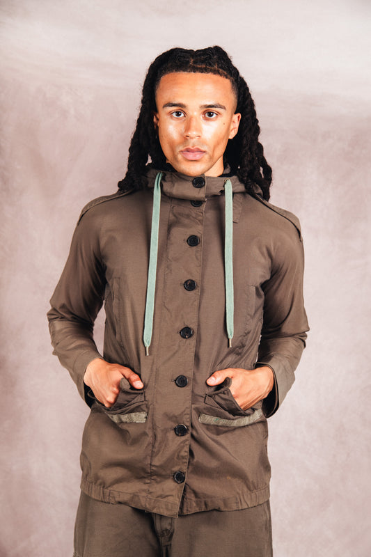 2011 Alexander McQueen Royal Navy Foul Weather Parka Jacket