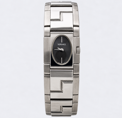 Versace ESQ99 Black Dial Greca Steel Bracelet Watch(752-VER-L). LWM864