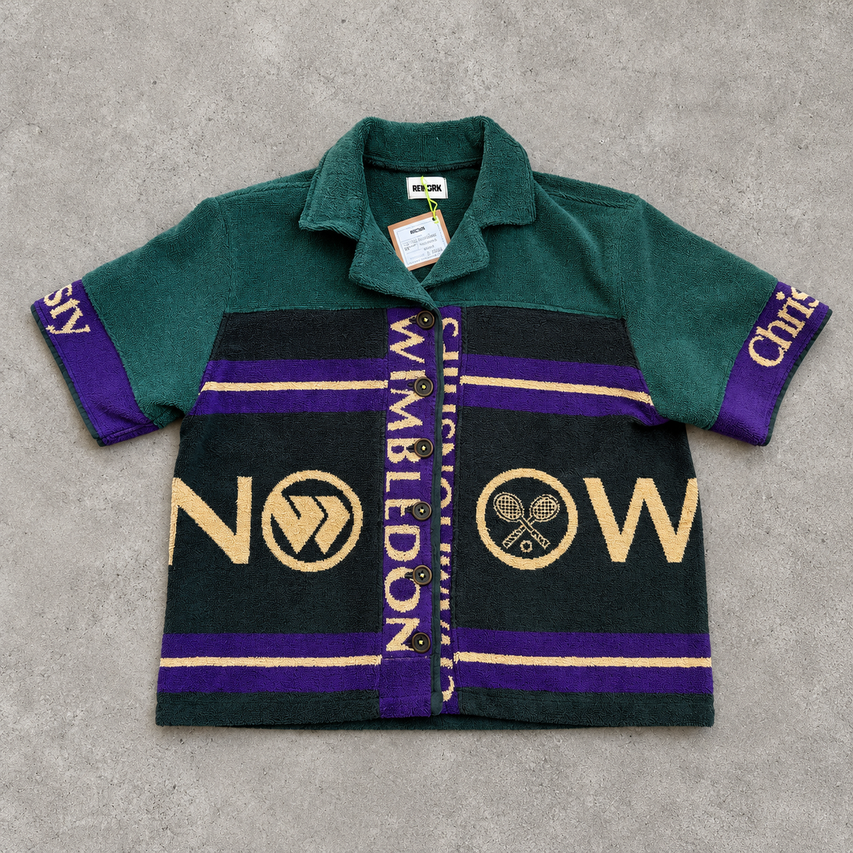VT Rework : Custom Order - Towelling Button Up Shirt