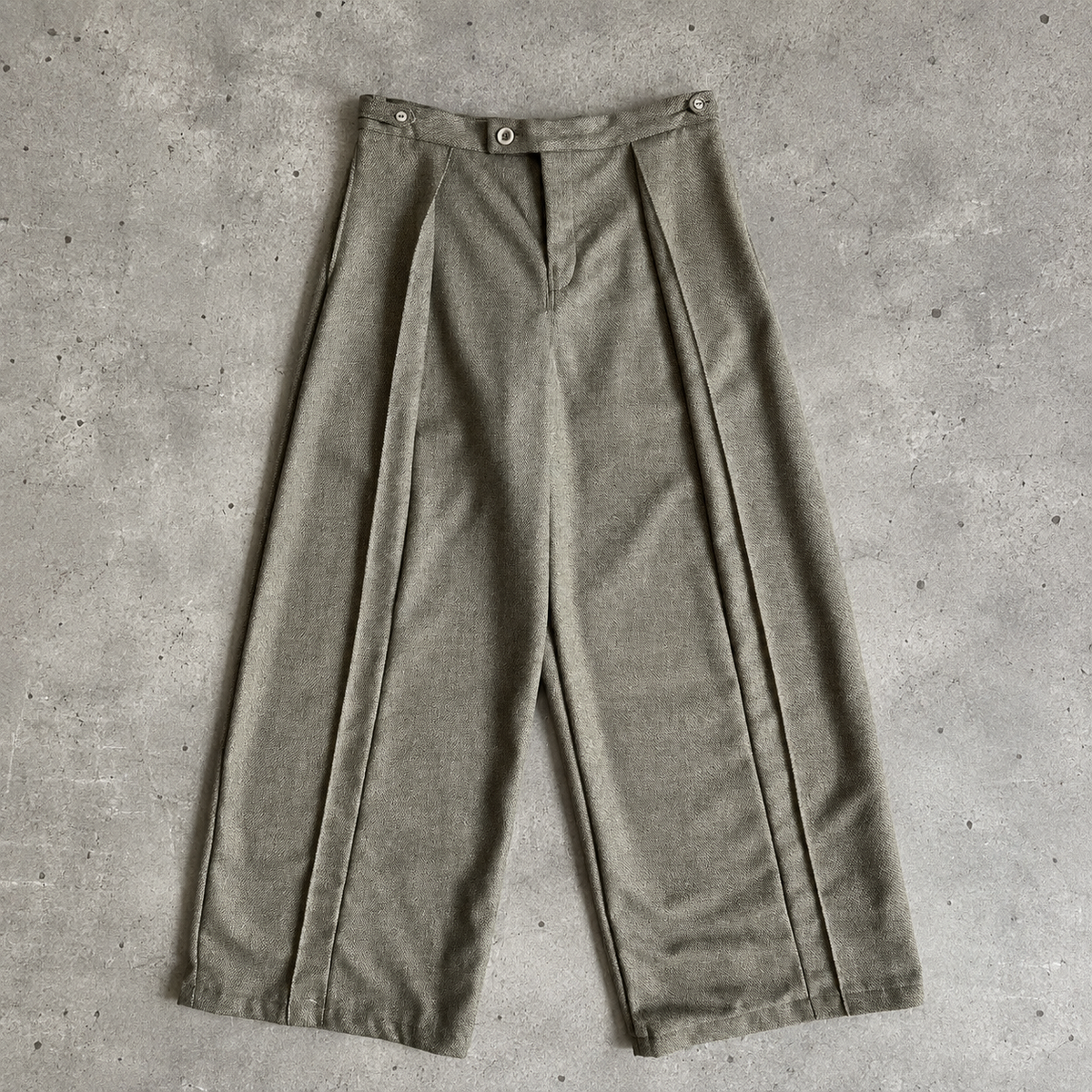 VT Rework : Custom Order Oversized Pleated Trousers