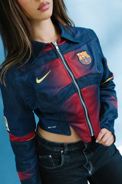 VT Rework: Made to Order – Denim Football Jacket