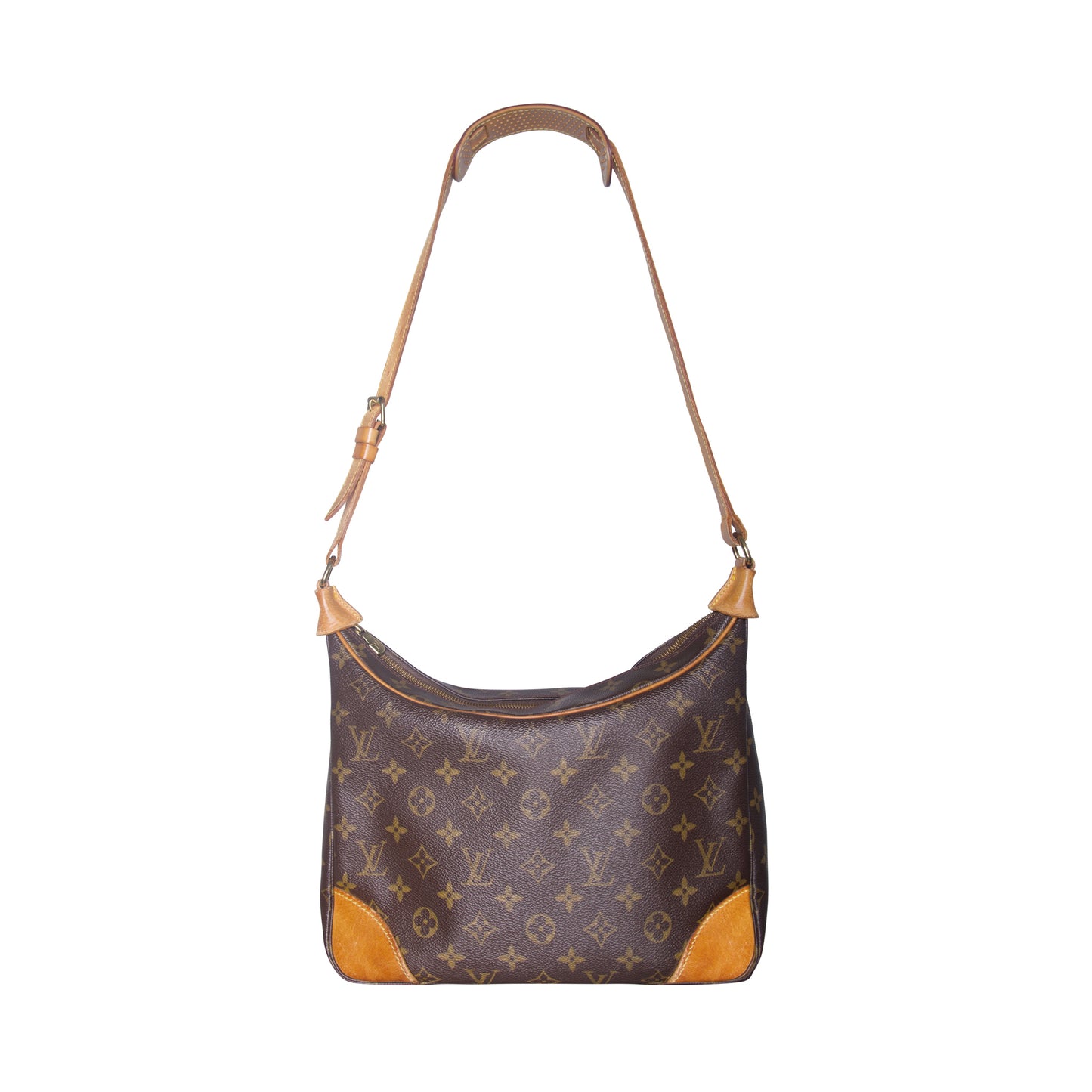 Louis Vuitton Boulogne Monogram Vanchetta Leather Handbag