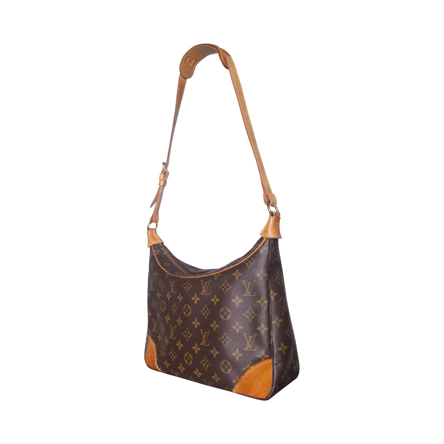 Louis Vuitton Boulogne Monogram Vanchetta Leather Handbag