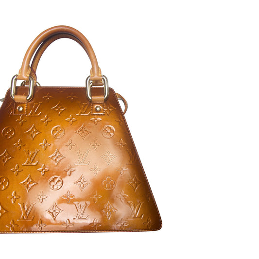 Louis Vuitton Vernis Forsythe Bronze Handbag